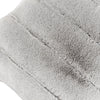 Paoletti Empress Faux Fur 55cm x 55cm Filled Cushion Grey
