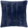 Paoletti Empress Faux Fur 55cm x 55cm Filled Cushion Navy