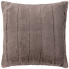 Paoletti Empress Faux Fur 55cm x 55cm Filled Cushion Taupe