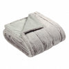 Paoletti Empress Faux Fur 130cm x 180cm Throw Grey