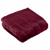 Paoletti Empress Faux Fur 130cm x 180cm Throw Ruby