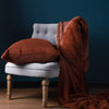 Paoletti Empress Faux Fur 140cm x 200cm Throw Rust
