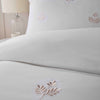 Serene Emily Embroidered Duvet Cover Bedding Set Natural
