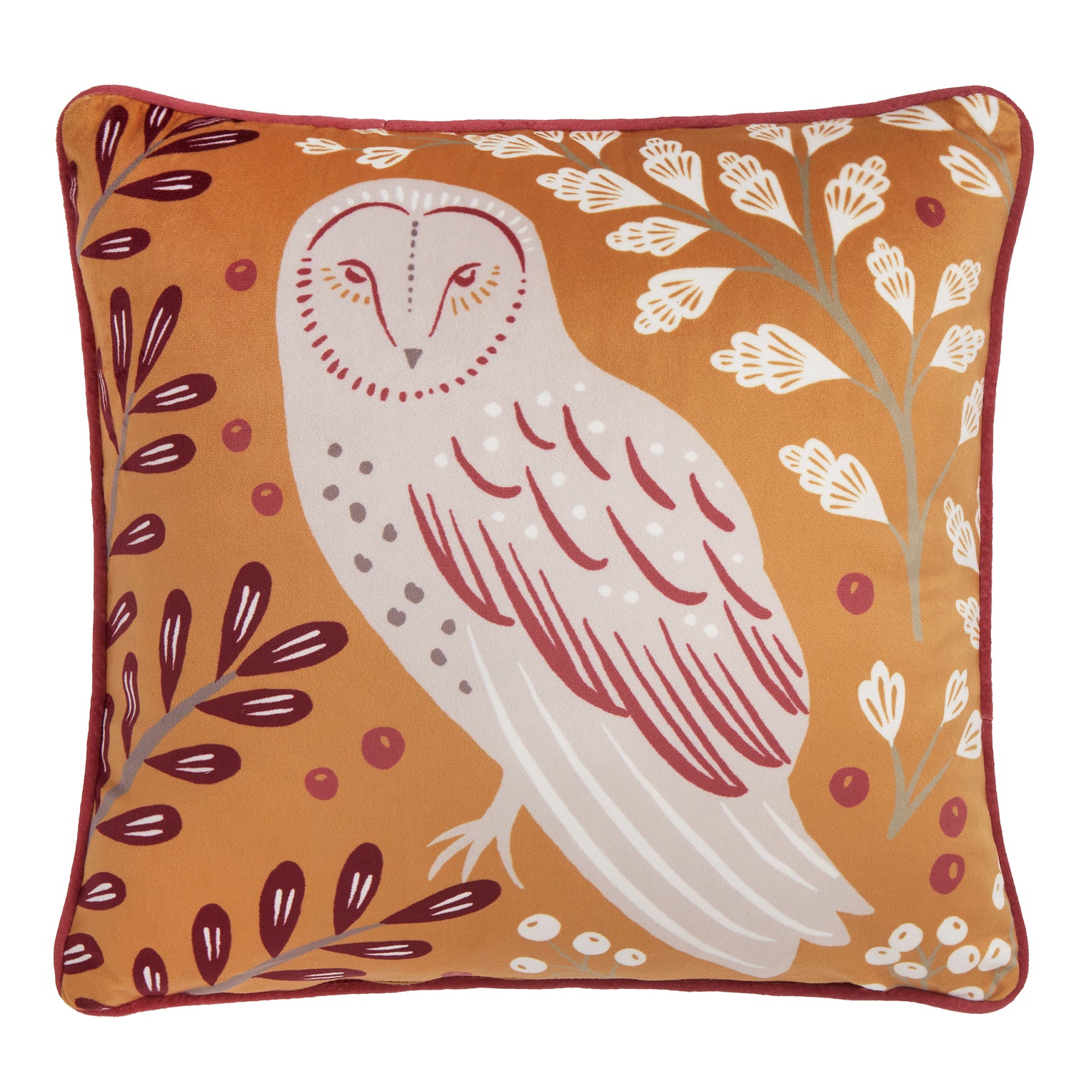 Dreams & Drapes Enchanted Filled Cushion 43cm x 43cm Red