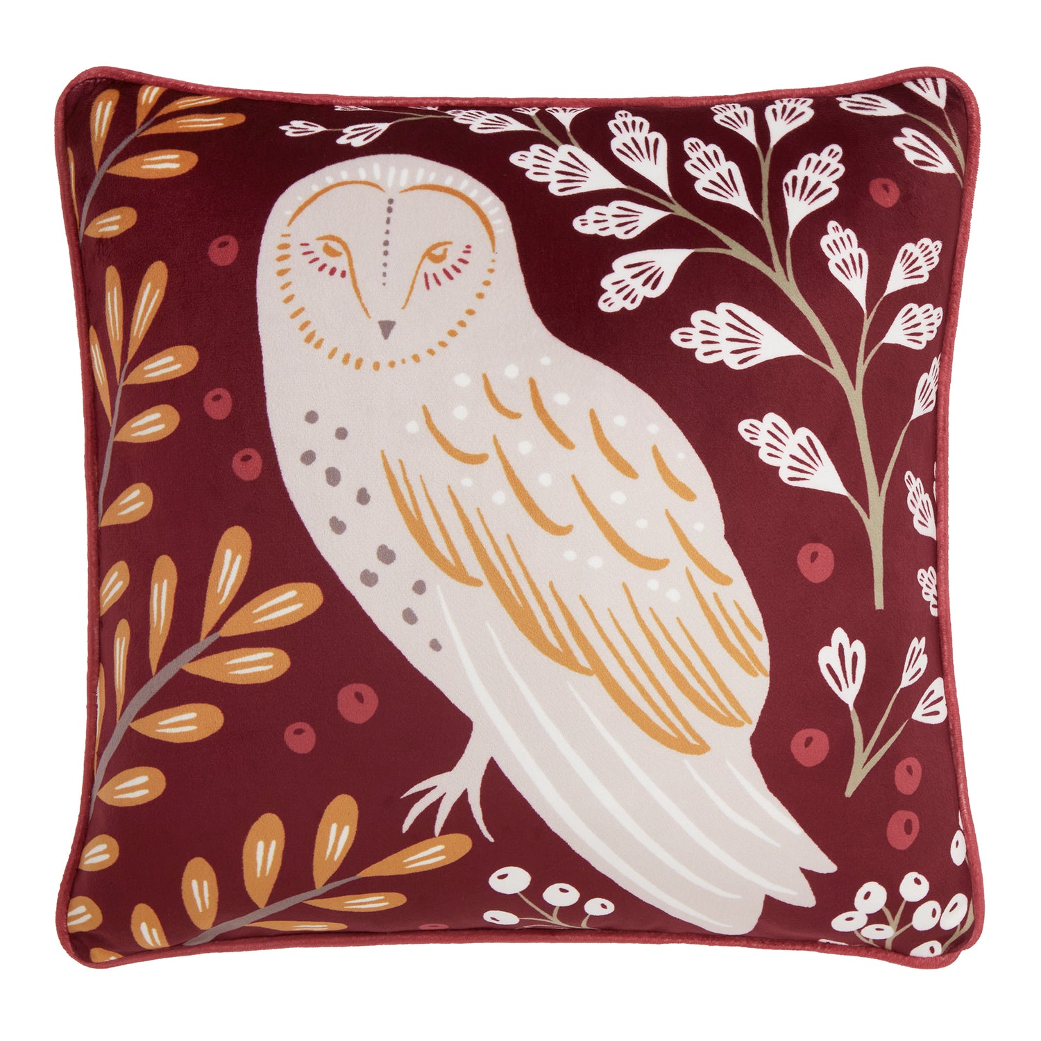 Dreams & Drapes Enchanted Filled Cushion 43cm x 43cm Red