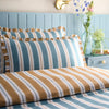 Appletree Eloise Stripe Cotton Duvet Cover Bedding Set Teal