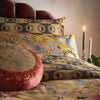 Ethereal Star Reversible Duvet Cover Bedding Set Gold Rust