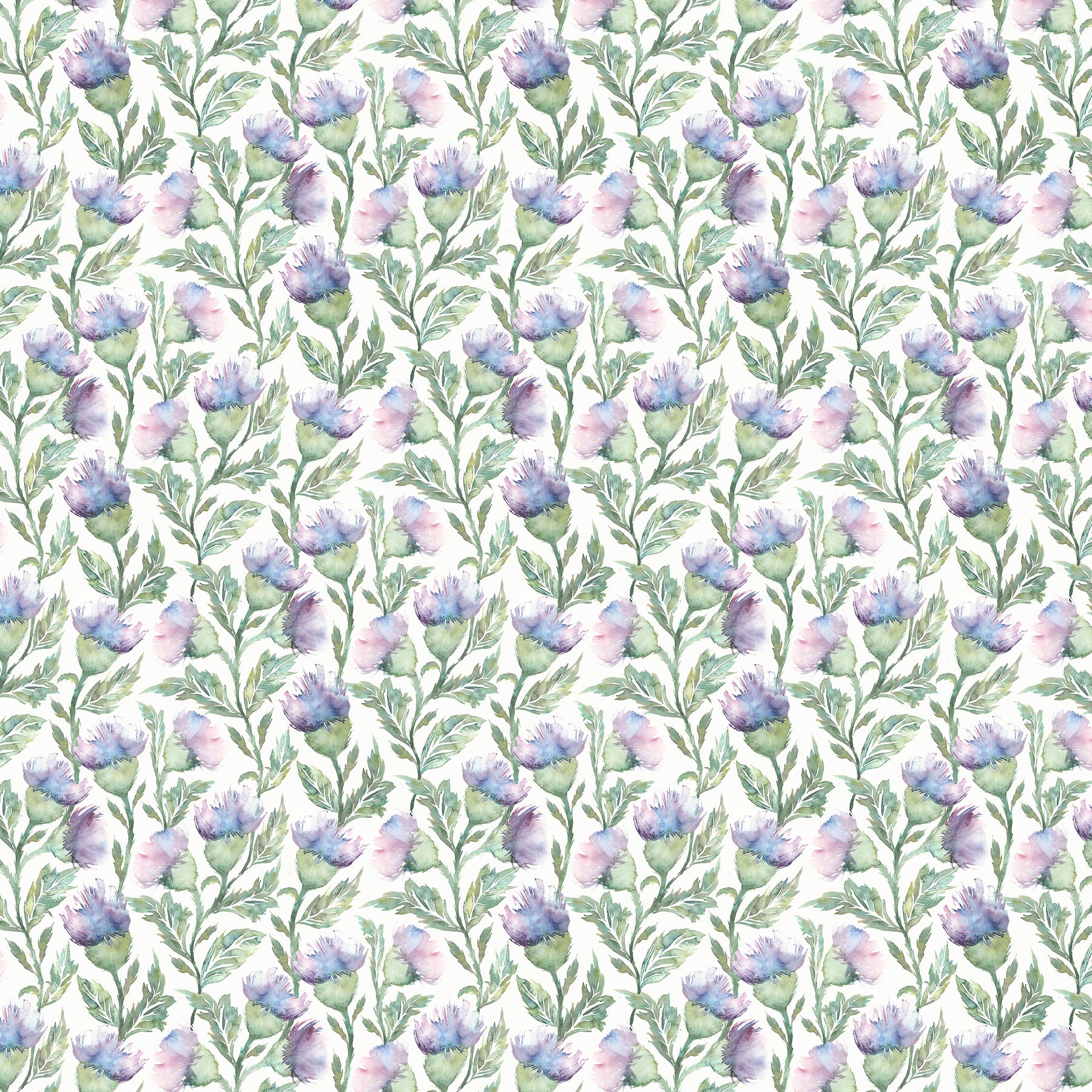 Voyage Maison Ettrick Printed Cotton Fabric Heather Cream