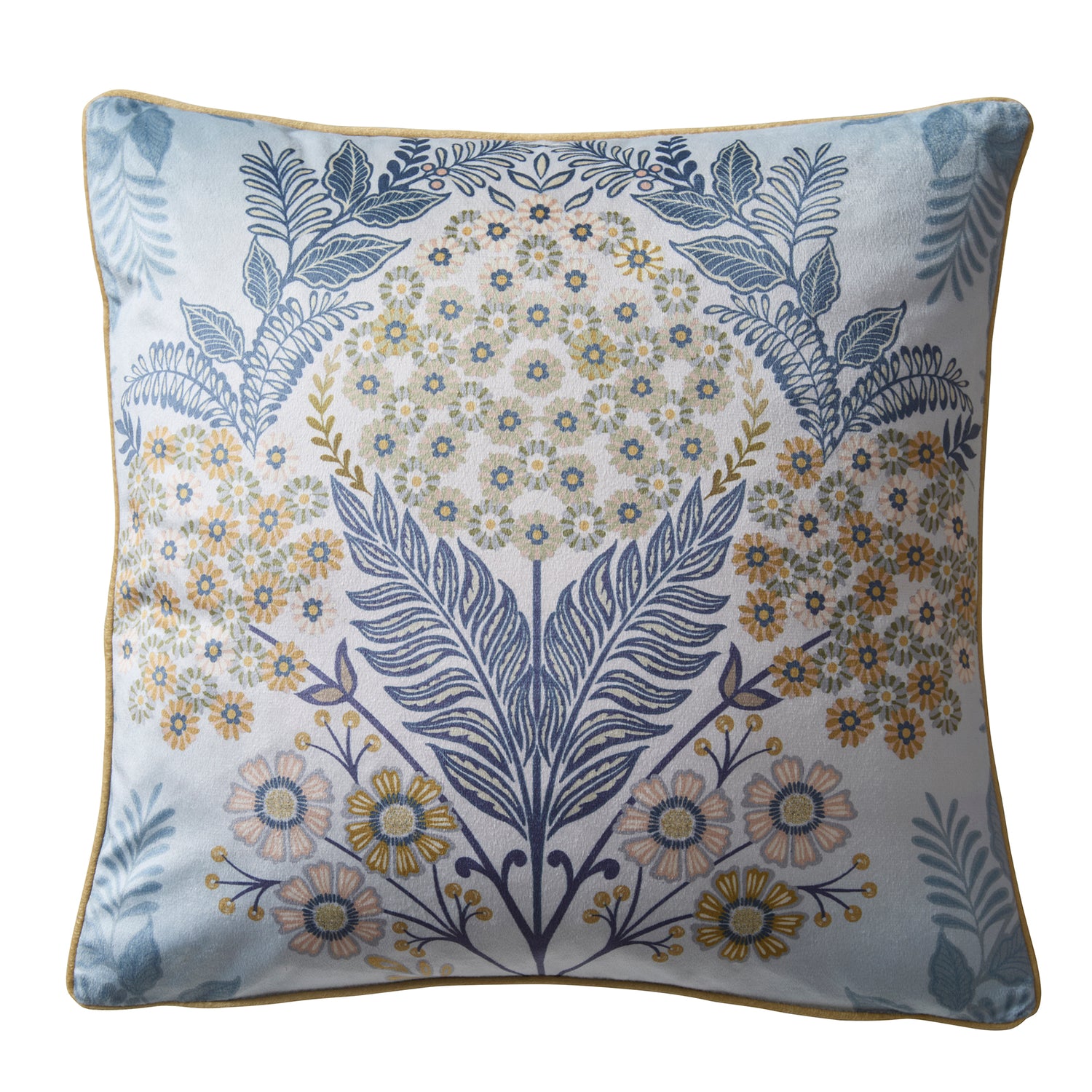 Appletree Evelina Velvet Filled Cushion 43cm x 43cm Navy