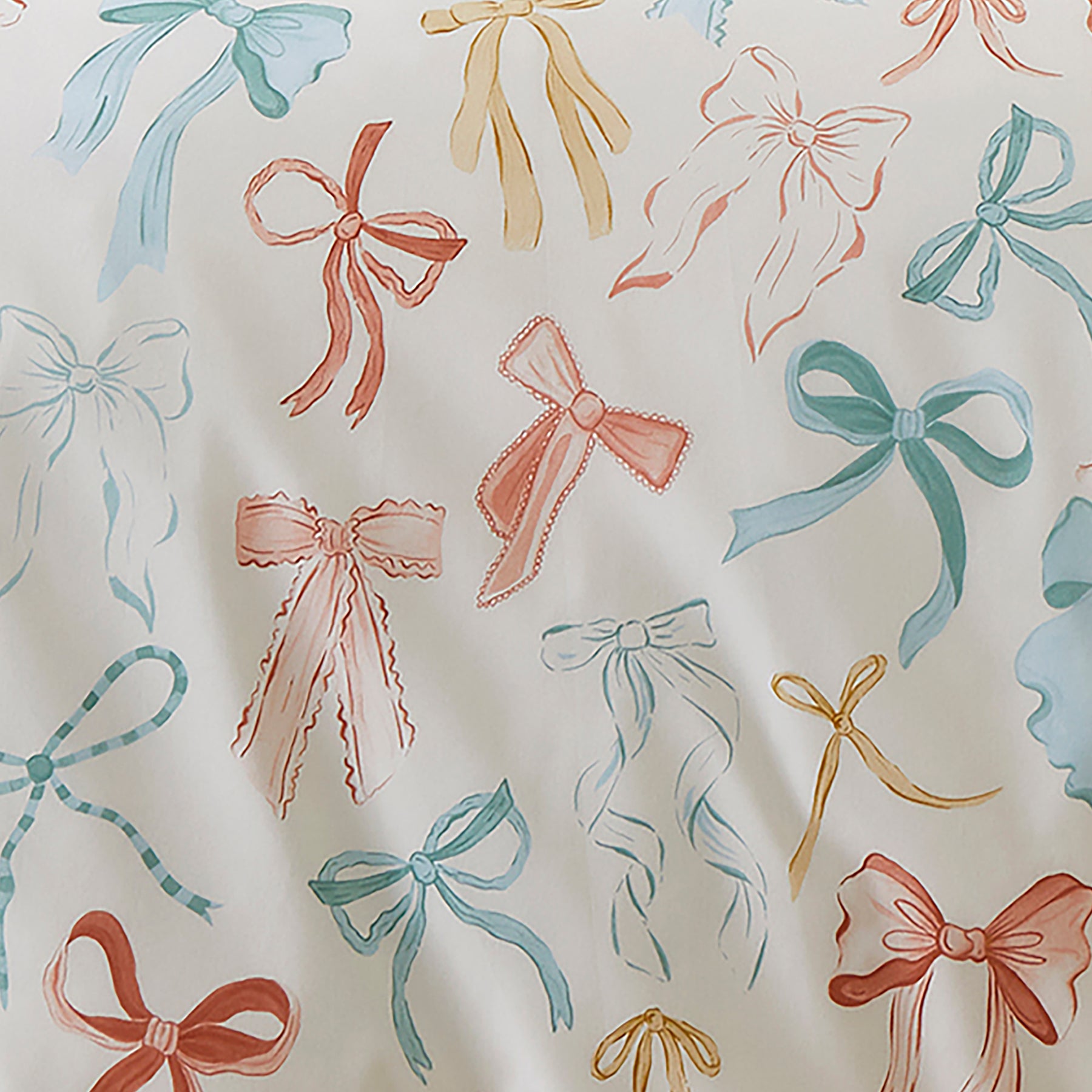 Fusion Evelyn Bows Duvet Cover Bedding Set Multi
