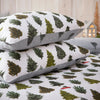 Furn Evergreen Brushed Cotton Duvet Cover Bedding Set Pine Green