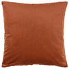 Paoletti Evoke Cut Velvet Filled Cushion 45cm x 45cm Brick