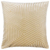 Paoletti Evoke Cut Velvet Filled Cushion 45cm x 45cm Ivory