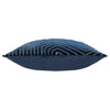 Paoletti Evoke Cut Velvet Filled Cushion 45cm x 45cm Navy