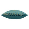 Paoletti Evoke Cut Velvet Filled Cushion 45cm x 45cm Teal
