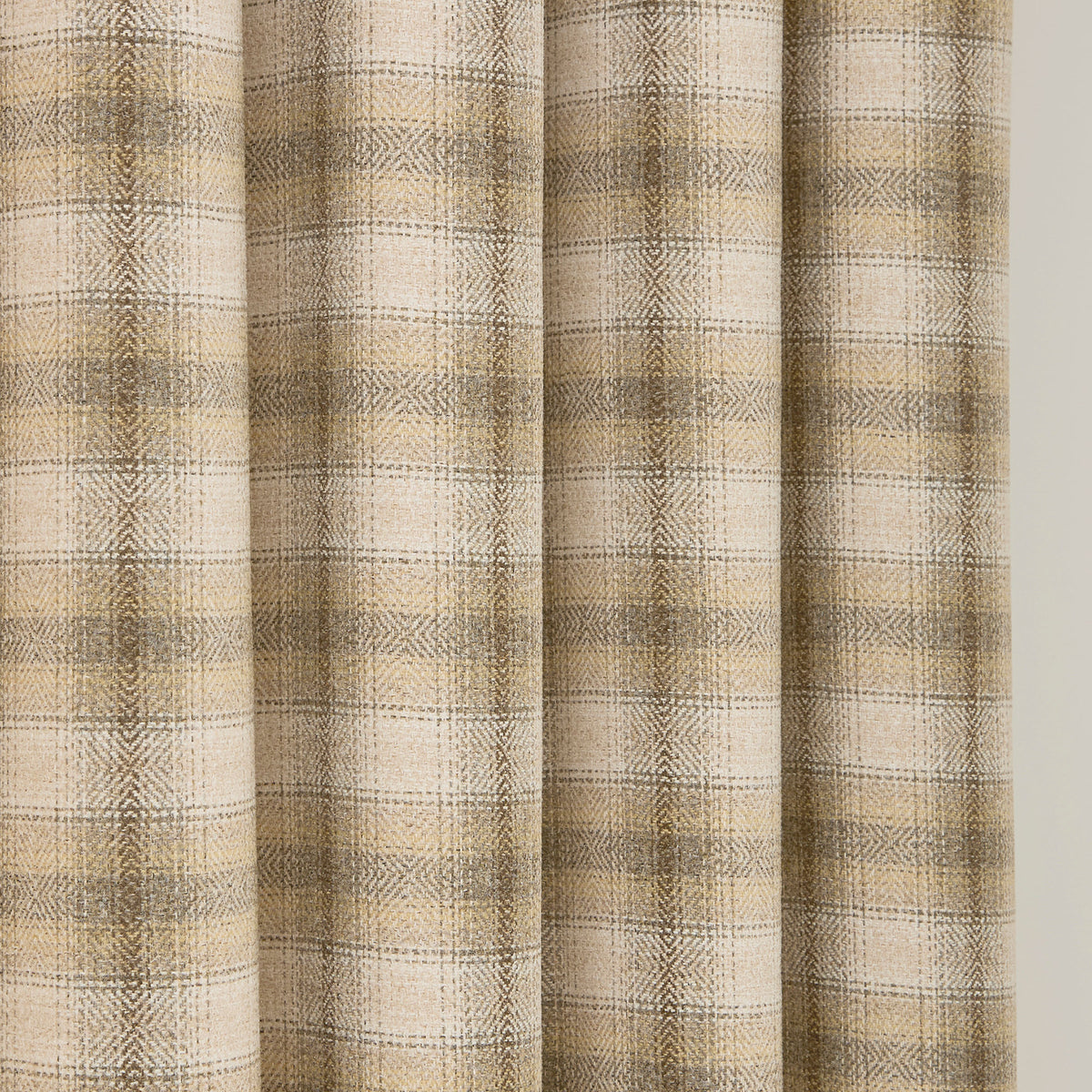Curtina Everett Jacquard Ready Made Eyelet Curtains Natural