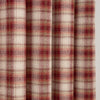 Curtina Everett Jacquard Ready Made Eyelet Curtains Red