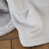 Catherine Lansfield Raschel Velvet Touch 200cm x 240cm Throw Silver
