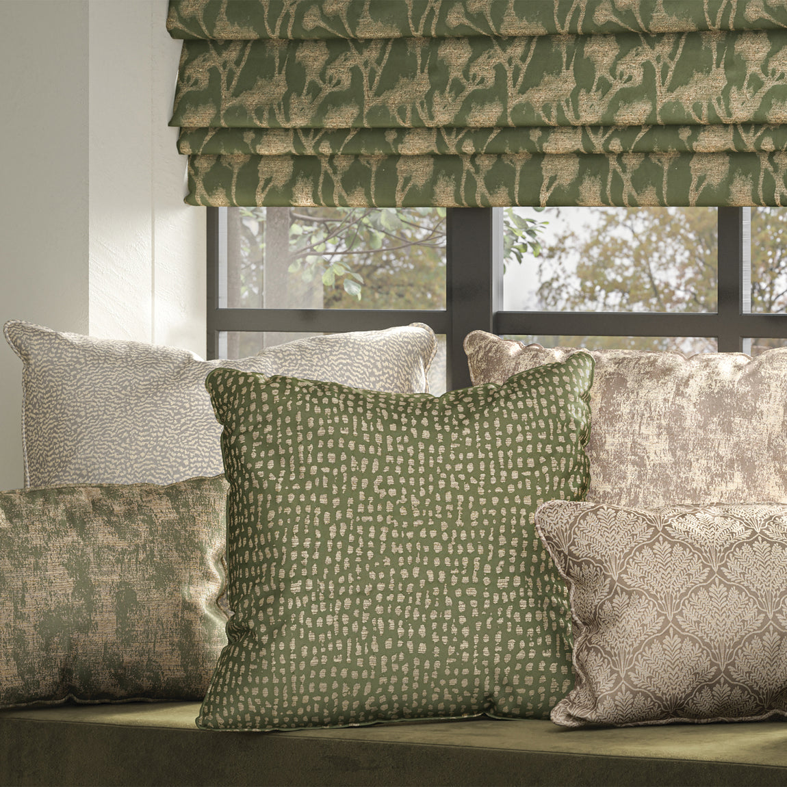 Ashley Wilde Altamira Fabric Olive