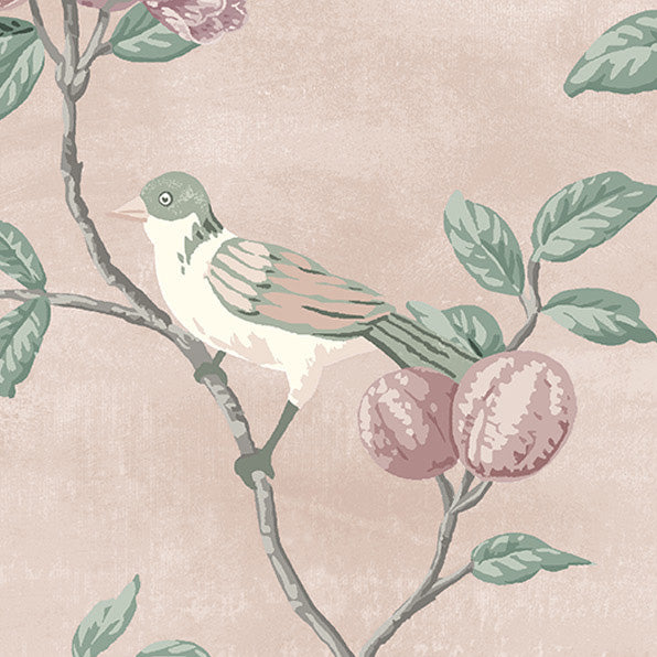 Laura Ashley Eglantine Made to Measure Roman Blind Blush