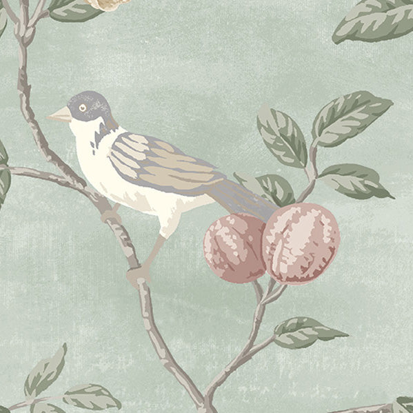 Laura Ashley Eglantine Made to Measure Roman Blind Smoke Green