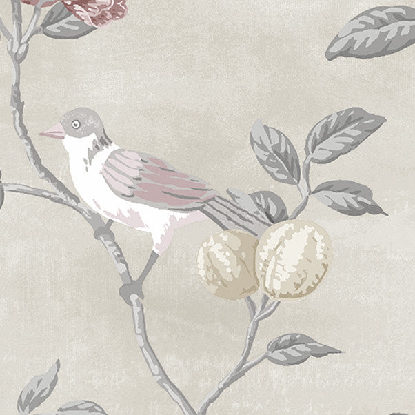 Laura Ashley Eglantine Made to Measure Curtain White Sands