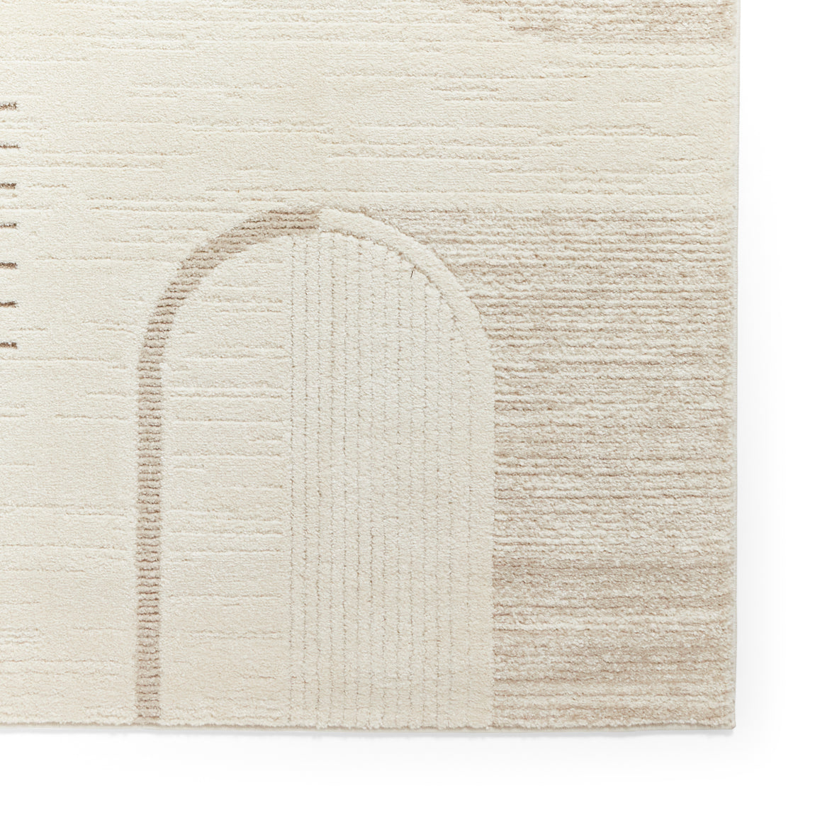 Elio 2310 Multi Textured Pile Rug Beige