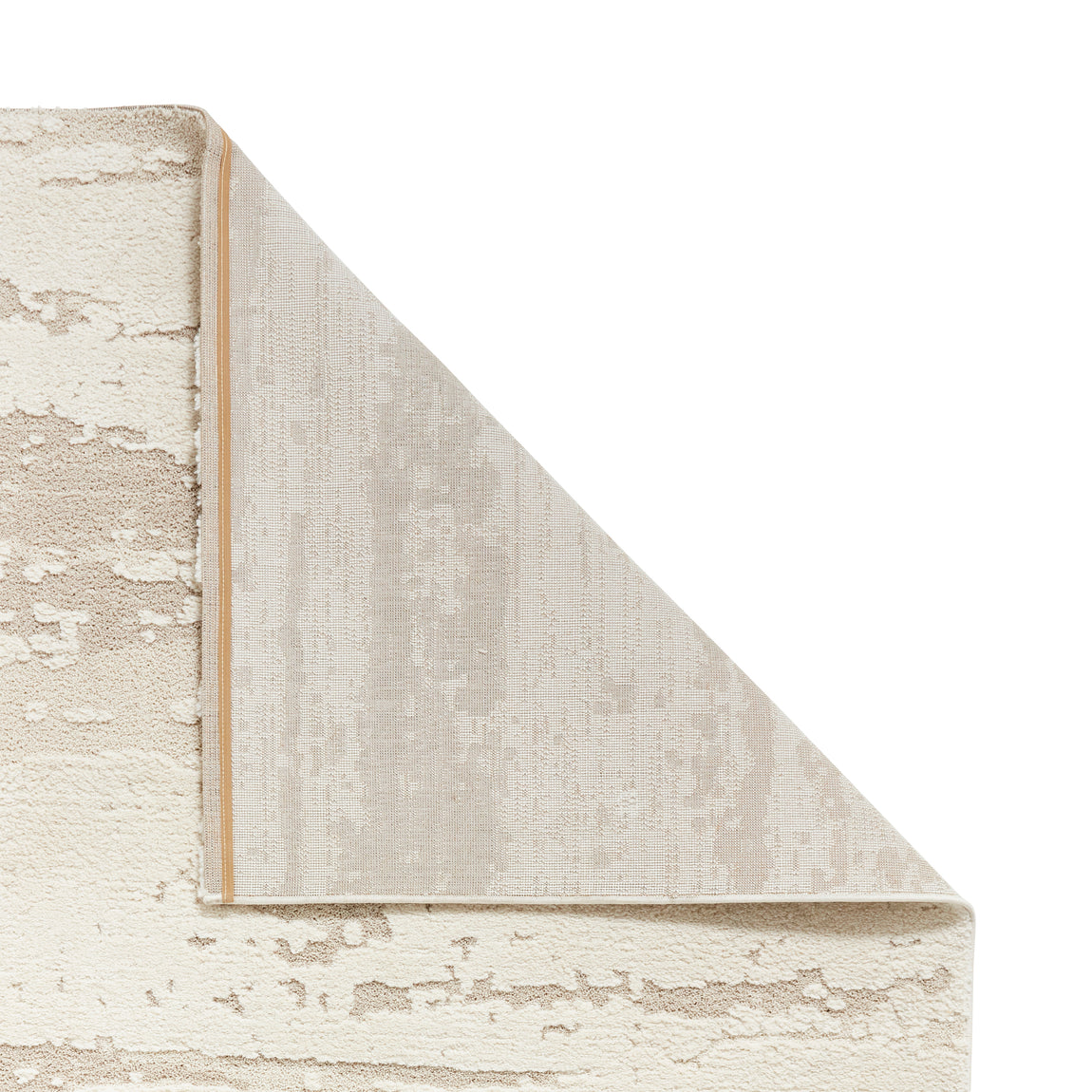 Elio 62841 Multi Textured Pile Rug Cream