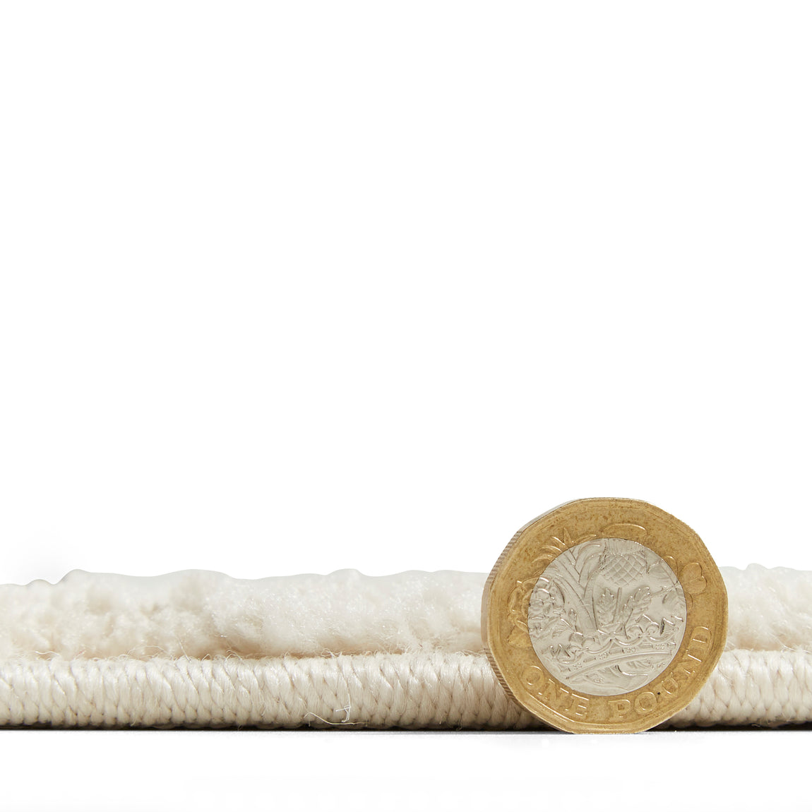 Elio 62841 Multi Textured Pile Rug Cream