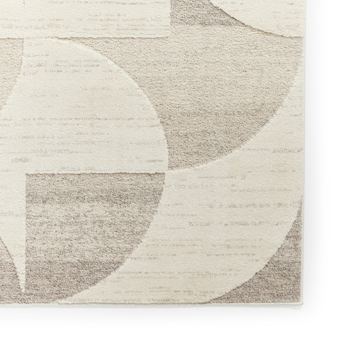 Elio 66747 Multi Textured Pile Rug Beige
