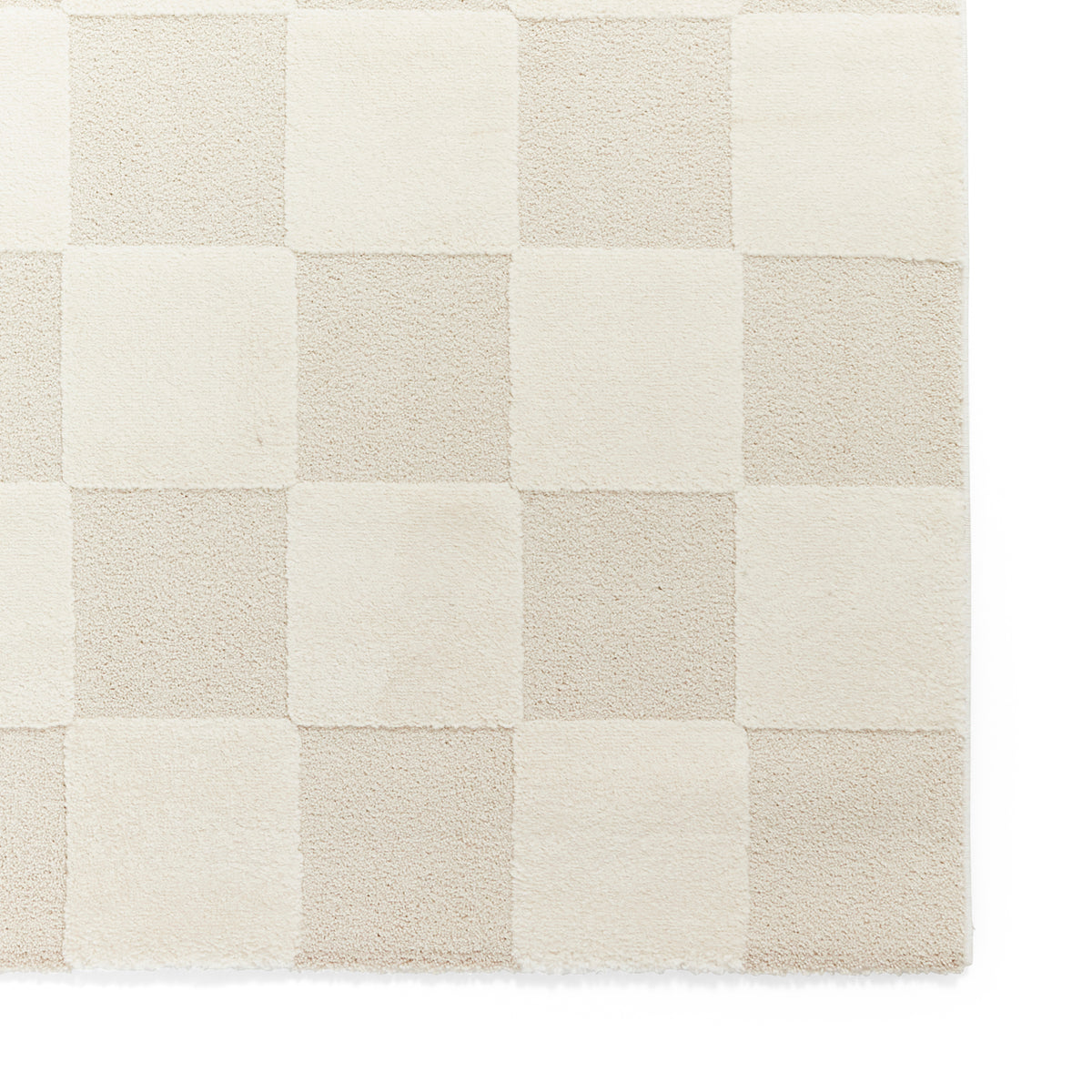 Elio 69924 Multi Textured Pile Rug Cream