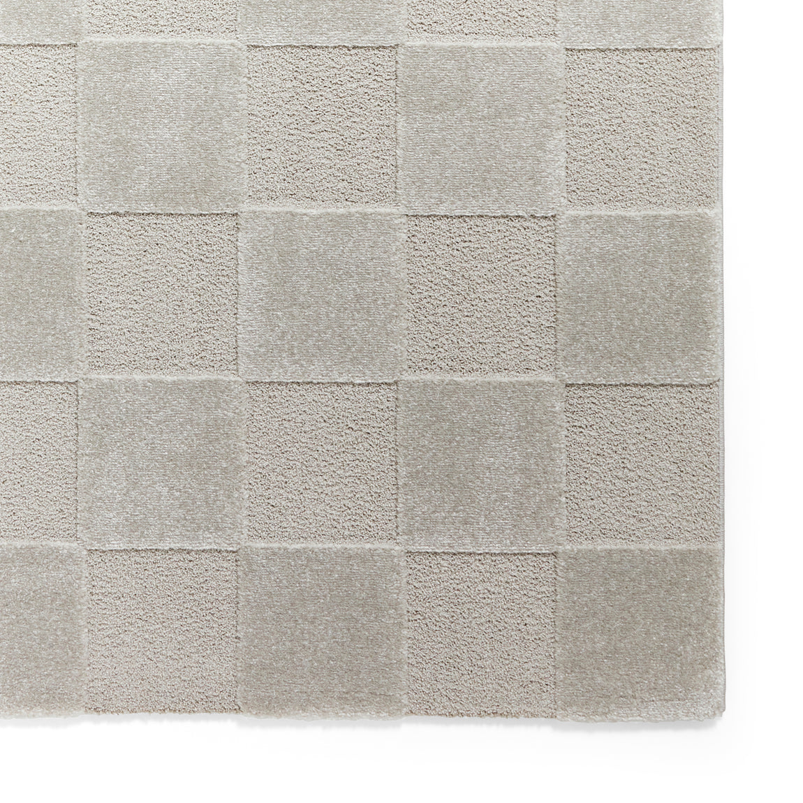 Elio 69924 Multi Textured Pile Rug Silver