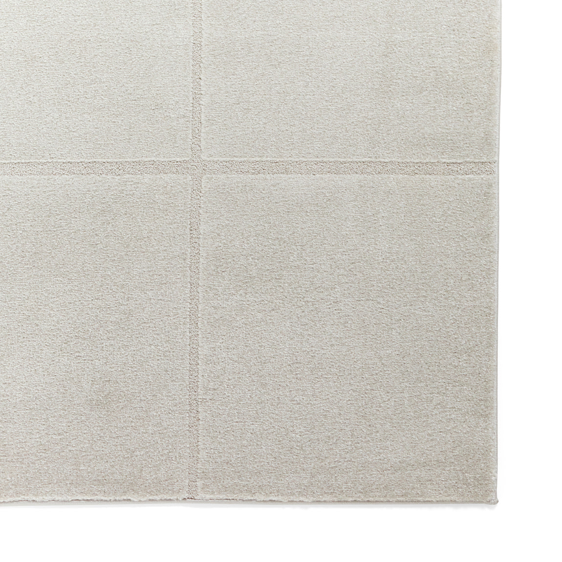 Elio 70100 Multi Textured Pile Rug Silver