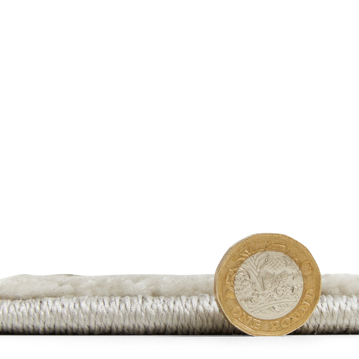 Elio 70100 Multi Textured Pile Rug Silver