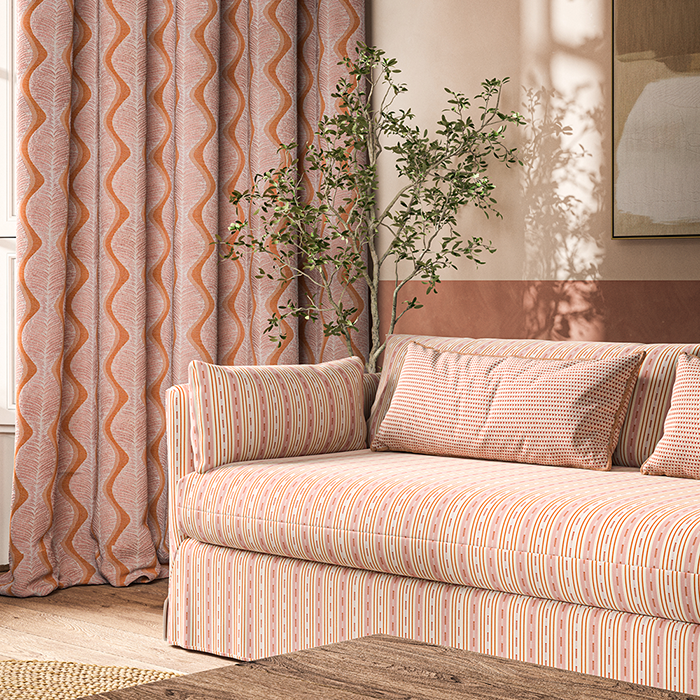 Ashley Wilde Enid Fabric Tangerine