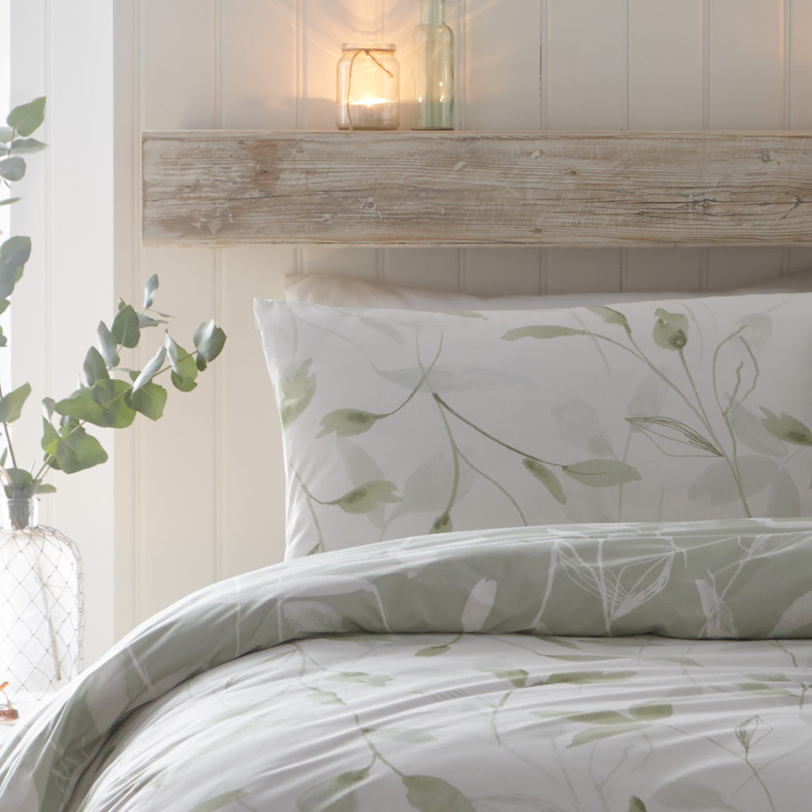 Drift Home Eliza Duvet Cover Bedding Set Green