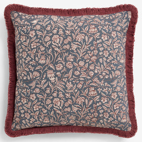 Laura Ashley Elmdon 50cm x 50cm Filled Cushion Dark Crimson