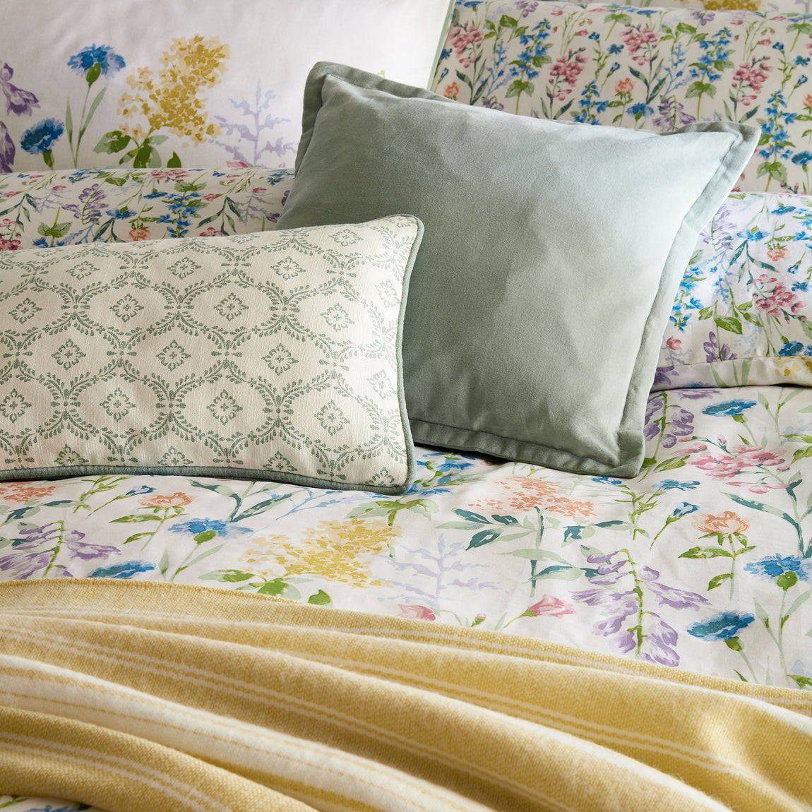Laura Ashley Elston Garden Duvet Cover Bedding Set Multi
