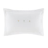 Sophie Allport Embroidered Sunflowers Pair of Oxford Pillowcases White
