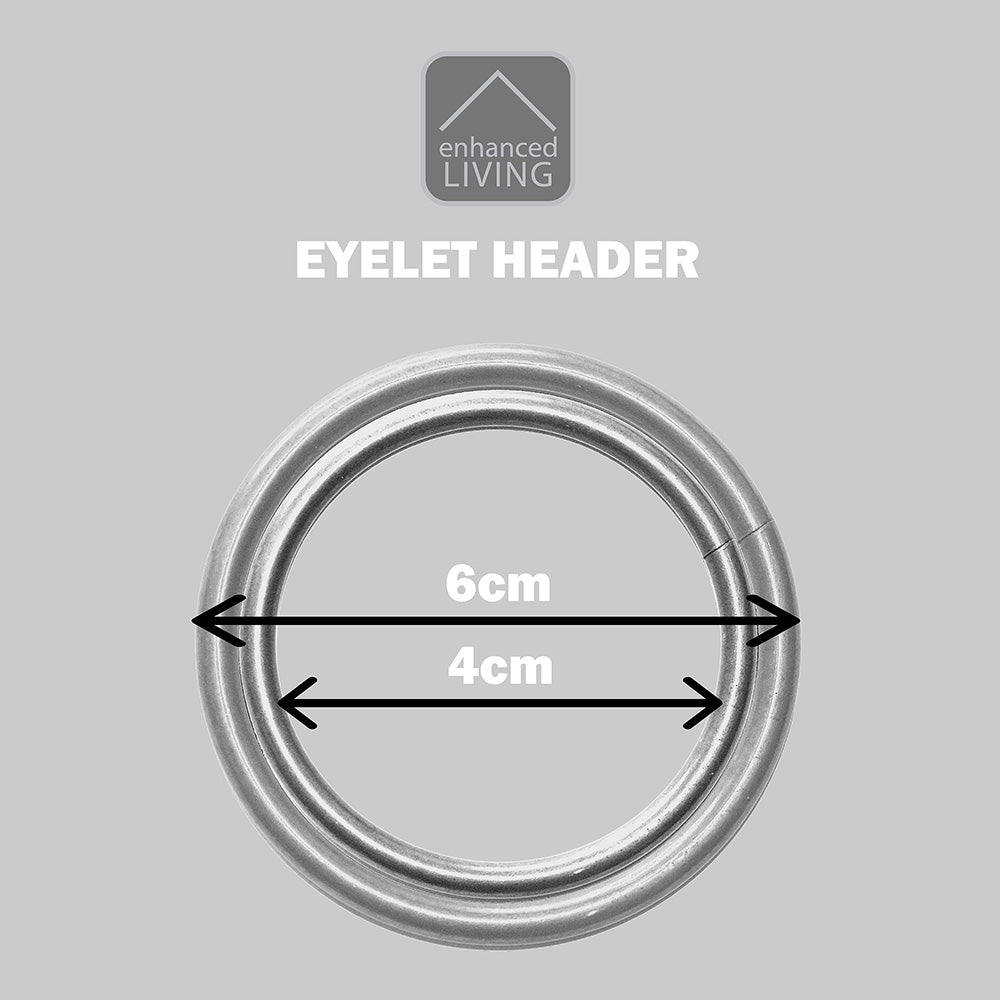 Austin Thermal Textured Ready Made Eyelet Blackout Curtains Blue