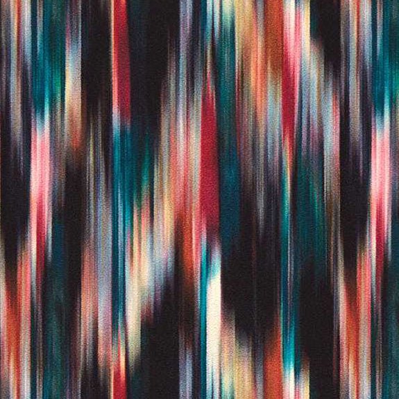 Clarke & Clarke Melange Printed Velvet Upholstery Fabric Magenta Peacock