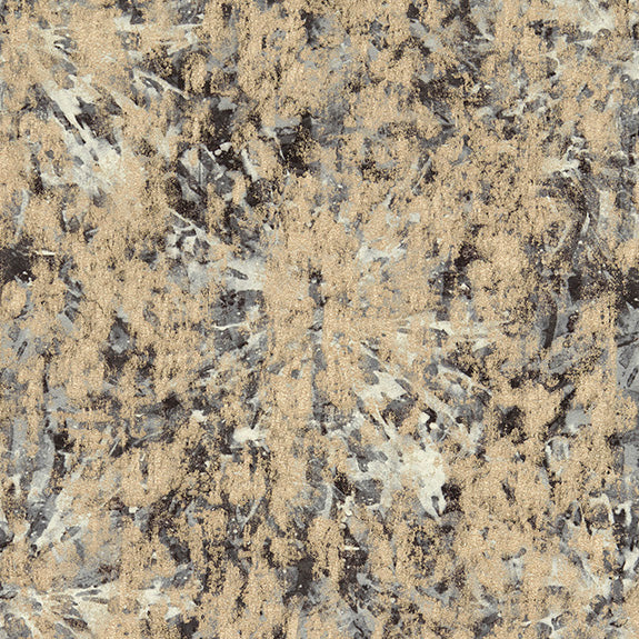 Clarke & Clarke Dipinto Metallic Velvet Fabric Charcoal
