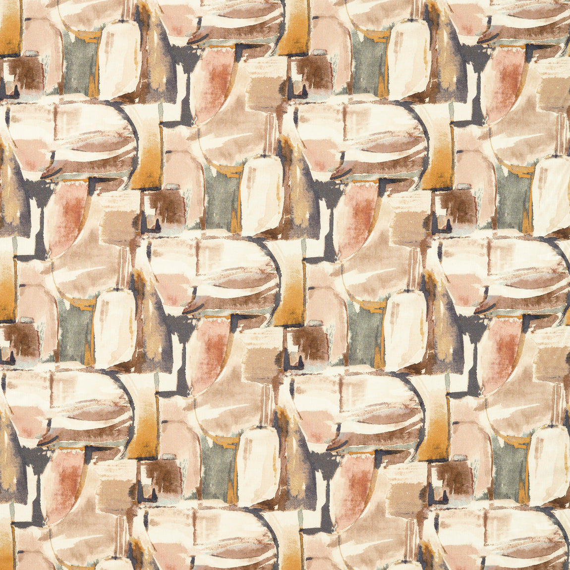 Clarke & Clarke Figura Fabric Blush Natural