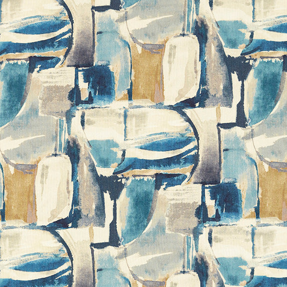 Clarke & Clarke Figura Fabric Denim Linen