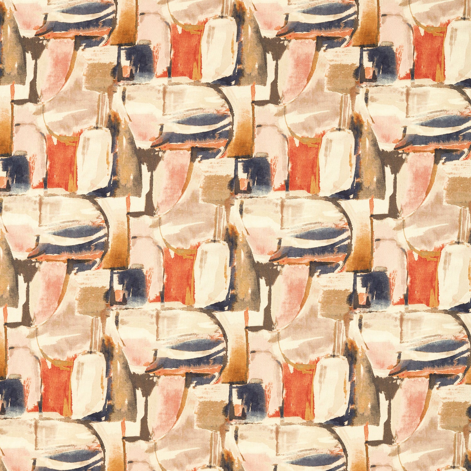 Clarke & Clarke Figura Fabric Midnight Spice