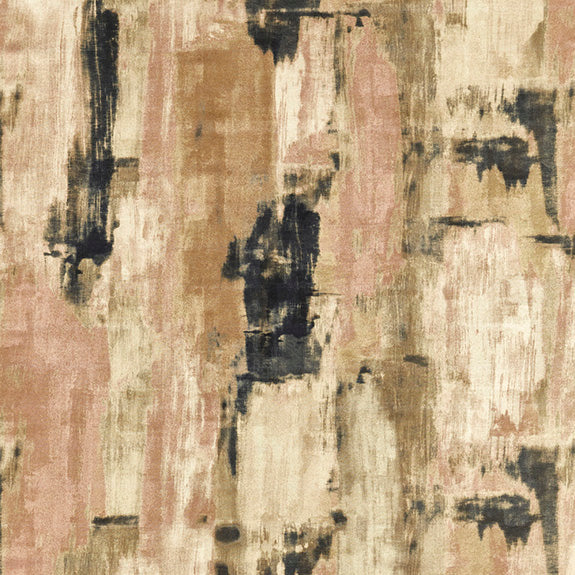 Clarke & Clarke Lagna Woven Metallic Jacquard Fabric Blush Natural