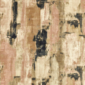 Clarke & Clarke Lagna Woven Metallic Jacquard Fabric Blush Natural