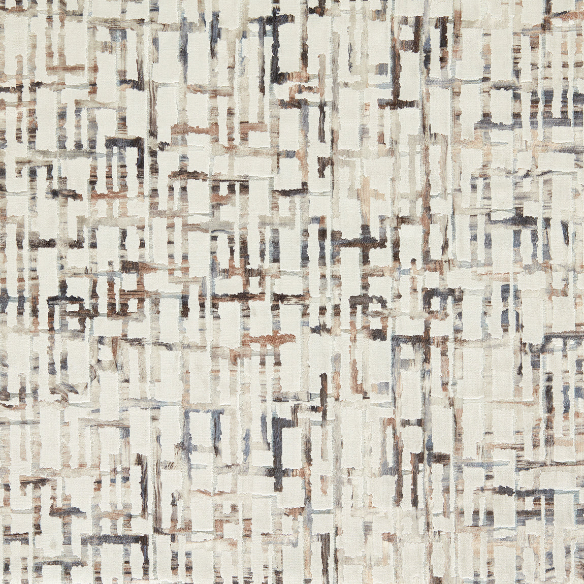 Clarke & Clarke Quadrata Velvet Fabric Ivory
