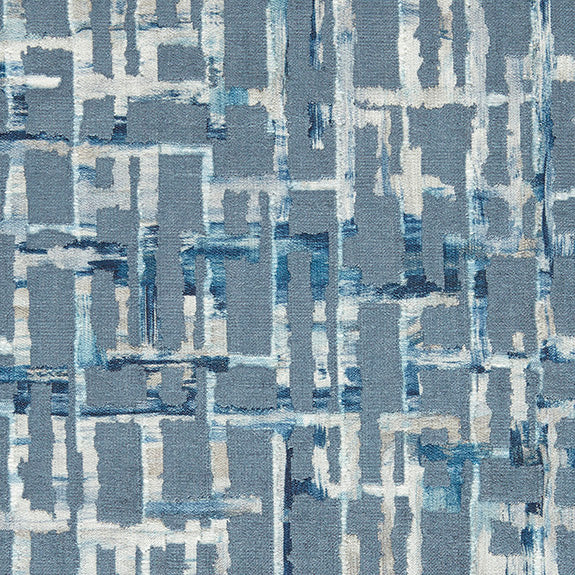 Clarke & Clarke Quadrata Velvet Fabric Midnight
