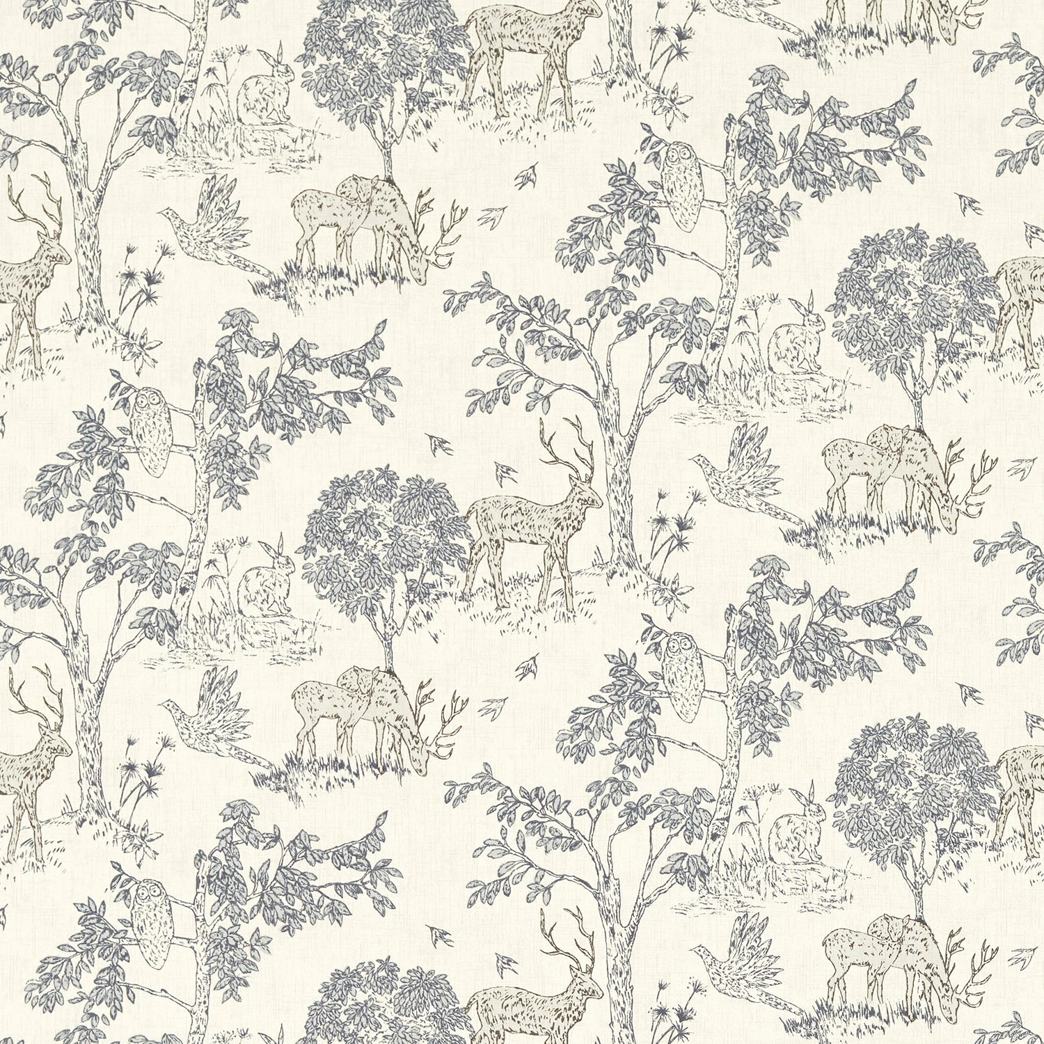 Clarke & Clarke Rivington Fabric Ink